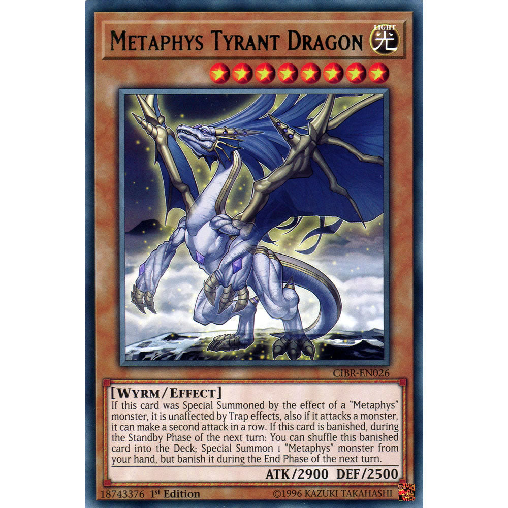 Metaphys Tyrant Dragon CIBR-EN026 Yu-Gi-Oh! Card from the Circuit Break Set