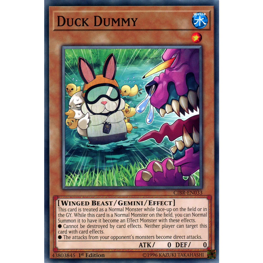 Duck Dummy CIBR-EN033 Yu-Gi-Oh! Card from the Circuit Break Set