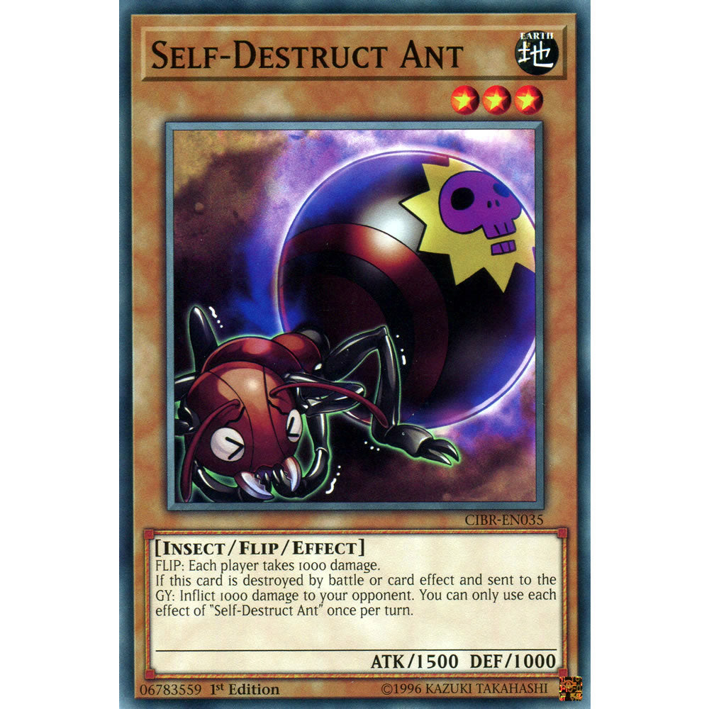 Self-Destruct Ant CIBR-EN035 Yu-Gi-Oh! Card from the Circuit Break Set