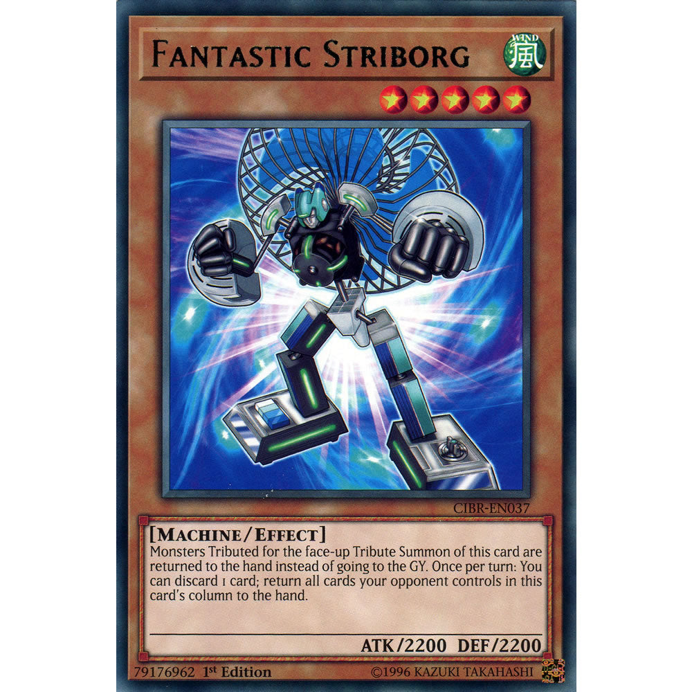 Fantastic Striborg CIBR-EN037 Yu-Gi-Oh! Card from the Circuit Break Set