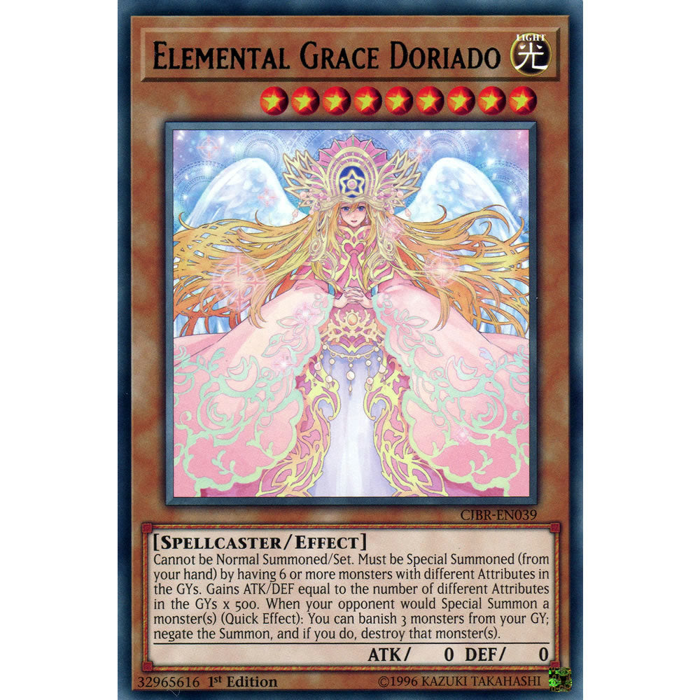 Elemental Grace Doriado CIBR-EN039 Yu-Gi-Oh! Card from the Circuit Break Set