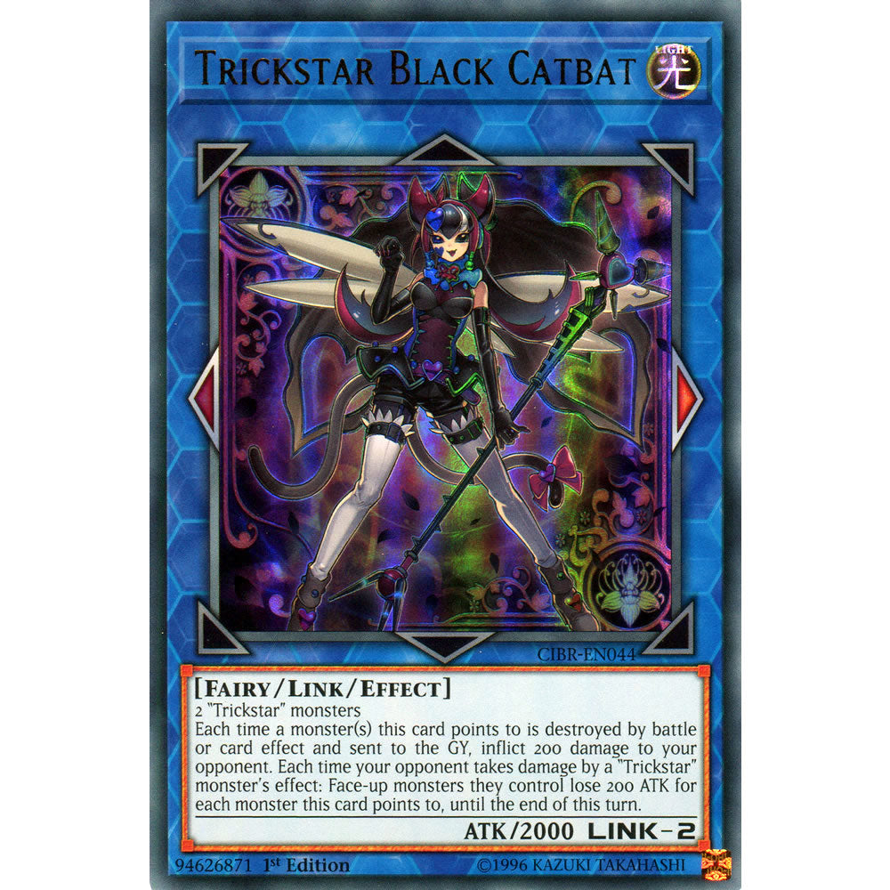 Trickstar Black Catbat CIBR-EN044 Yu-Gi-Oh! Card from the Circuit Break Set