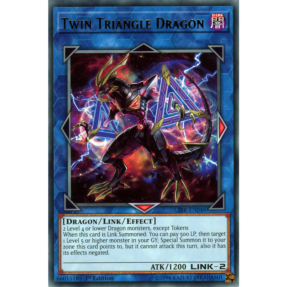 Twin Triangle Dragon CIBR-EN046 Yu-Gi-Oh! Card from the Circuit Break Set