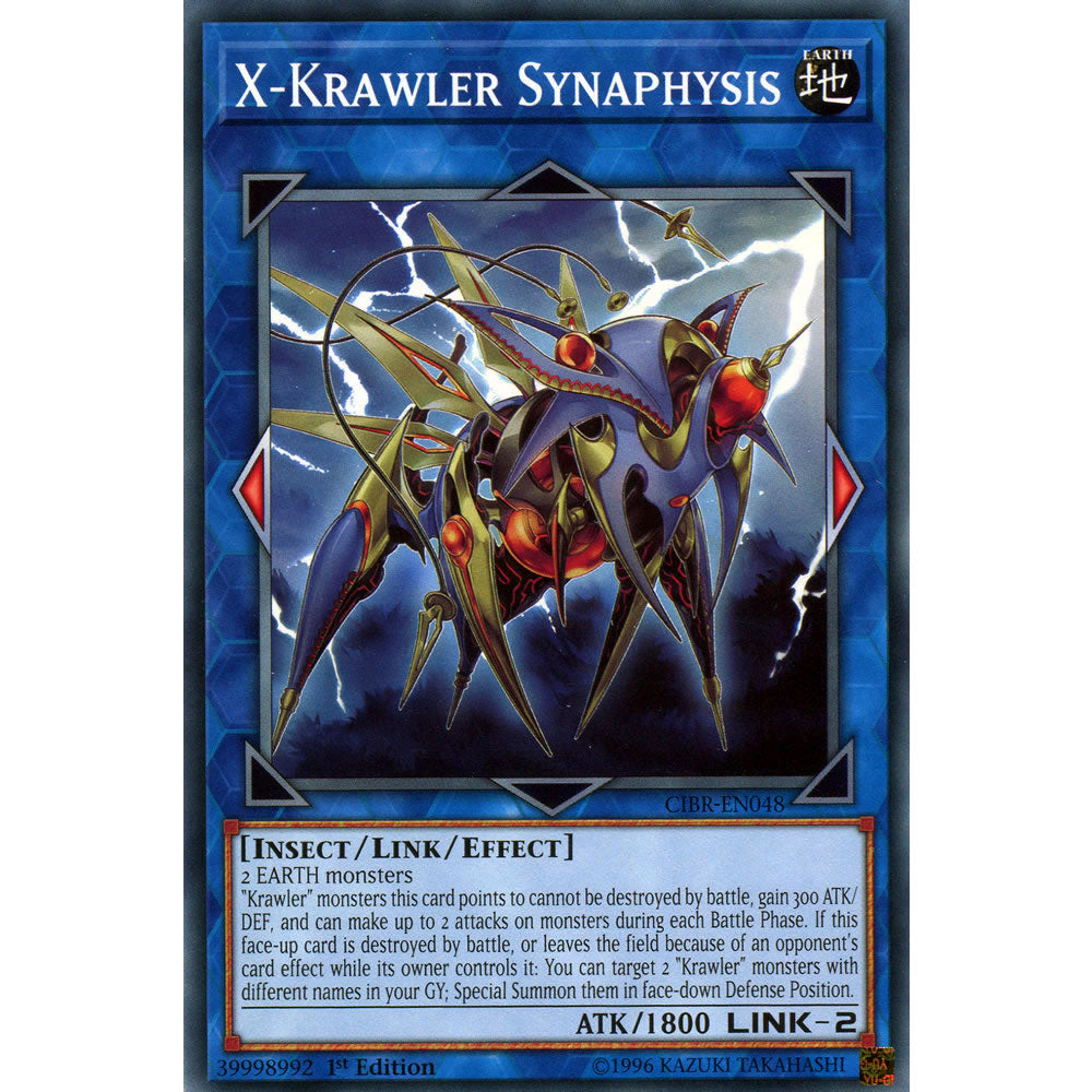 X-Krawler Synaphysis CIBR-EN048 Yu-Gi-Oh! Card from the Circuit Break Set