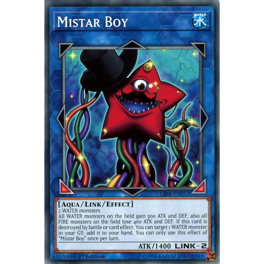 Mistar Boy CIBR-EN052 Yu-Gi-Oh! Card from the Circuit Break Set