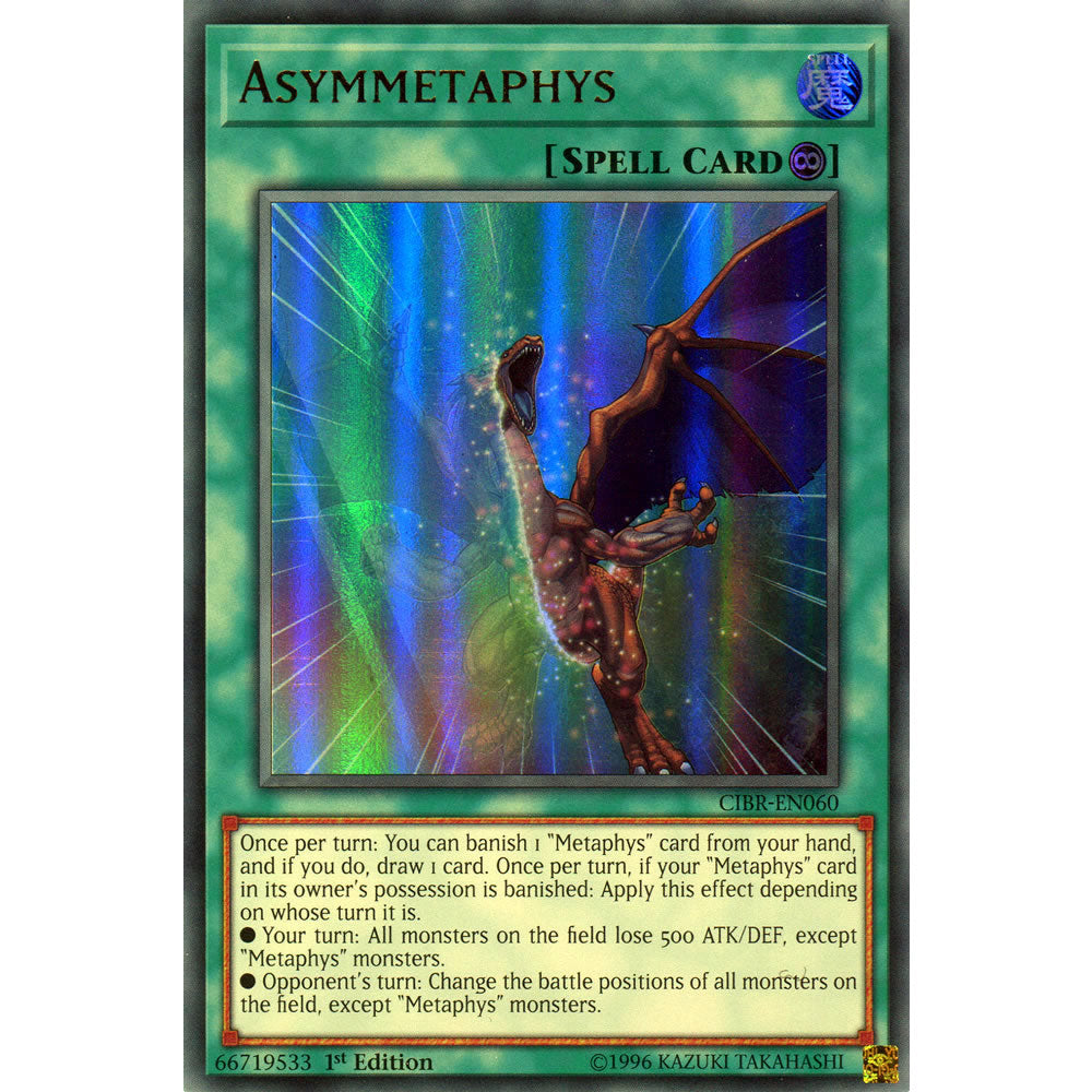 Asymmetaphys CIBR-EN060 Yu-Gi-Oh! Card from the Circuit Break Set