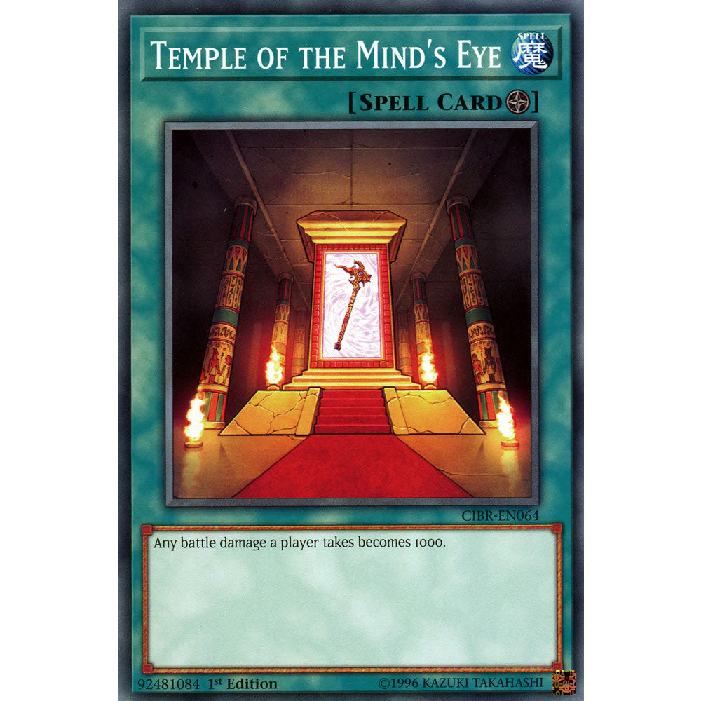 Temple of the Mind's Eye CIBR-EN064 Yu-Gi-Oh! Card from the Circuit Break Set