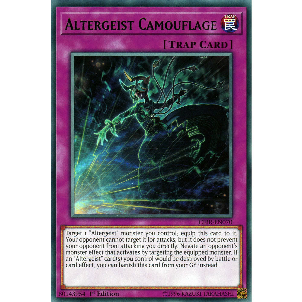 Altergeist Camouflage CIBR-EN070 Yu-Gi-Oh! Card from the Circuit Break Set