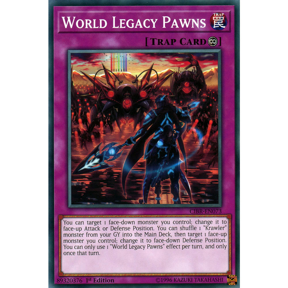 World Legacy Pawns CIBR-EN073 Yu-Gi-Oh! Card from the Circuit Break Set