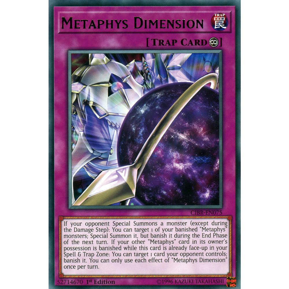 Metaphys Dimension CIBR-EN075 Yu-Gi-Oh! Card from the Circuit Break Set