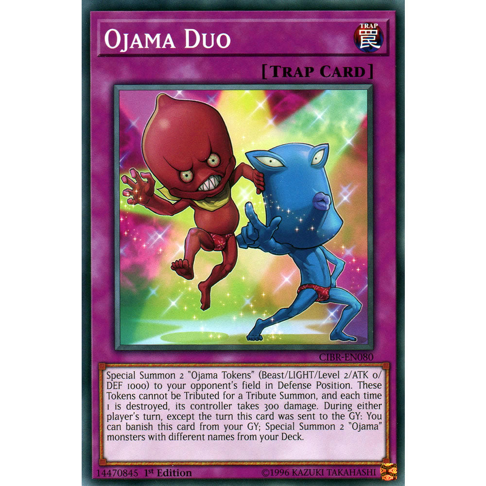 Ojama Duo CIBR-EN080 Yu-Gi-Oh! Card from the Circuit Break Set