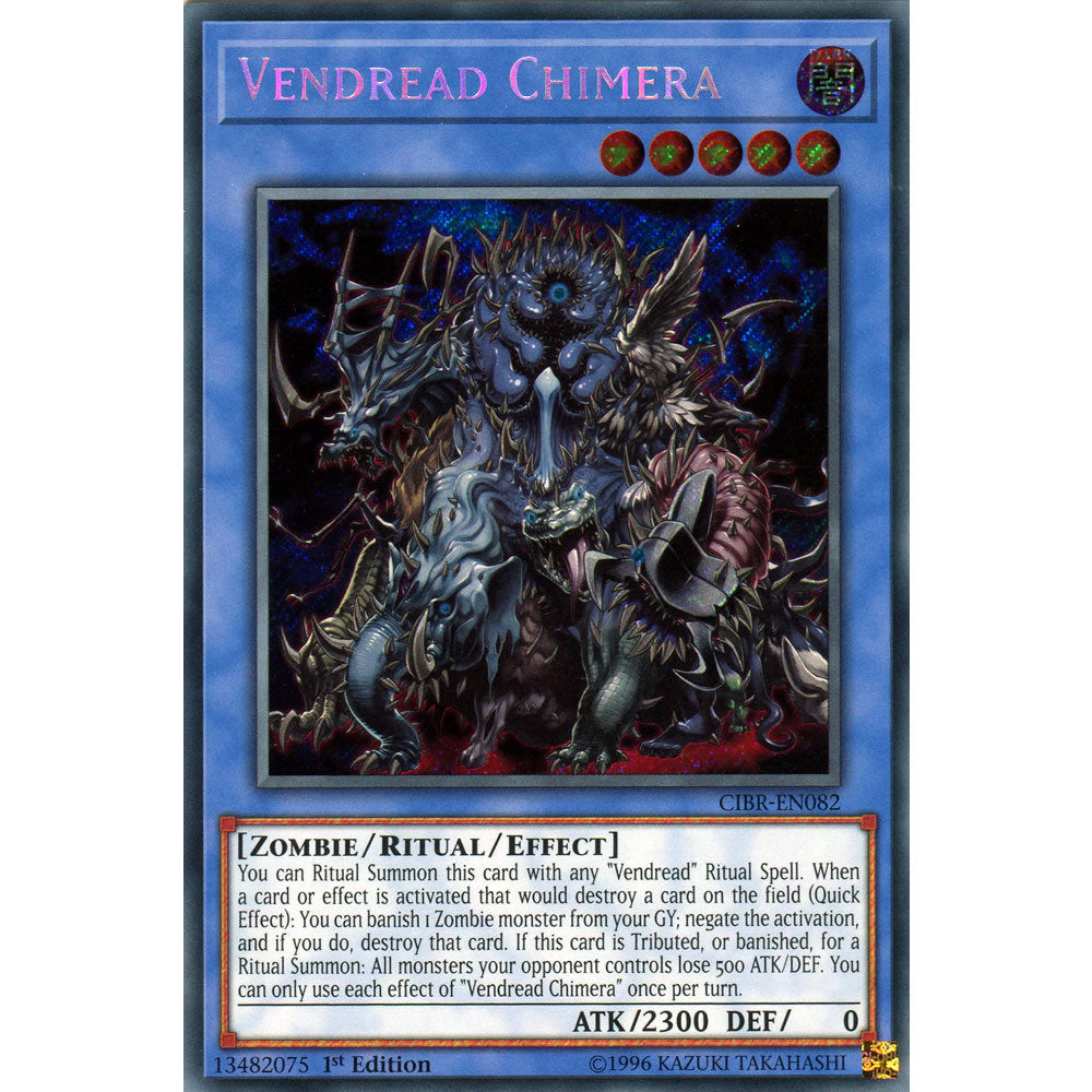 Vendread Chimera CIBR-EN082 Yu-Gi-Oh! Card from the Circuit Break Set