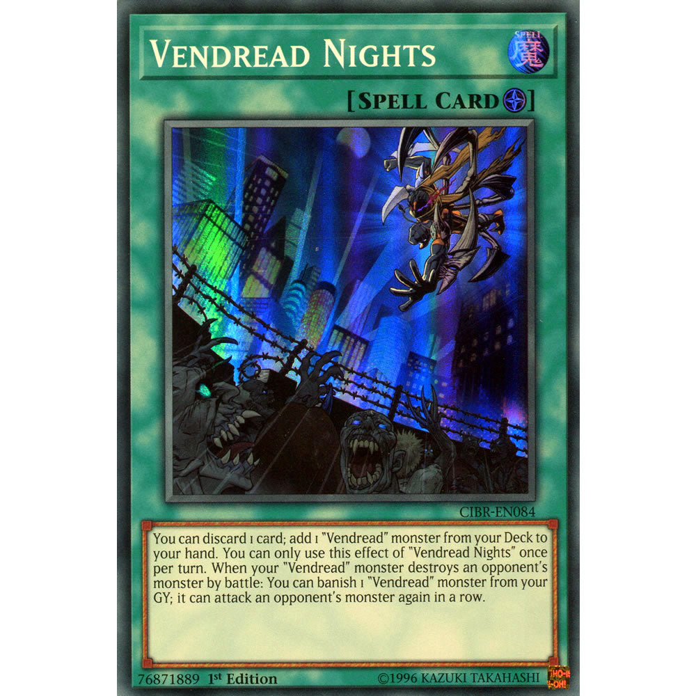 Vendread Nights CIBR-EN084 Yu-Gi-Oh! Card from the Circuit Break Set