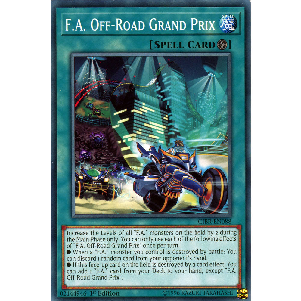 F.A. Off-Road Grand Prix CIBR-EN088 Yu-Gi-Oh! Card from the Circuit Break Set