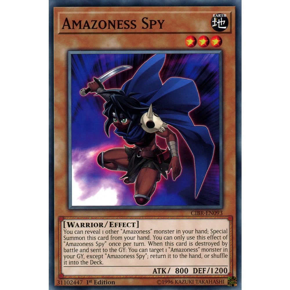 Amazoness Spy CIBR-EN093 Yu-Gi-Oh! Card from the Circuit Break Set