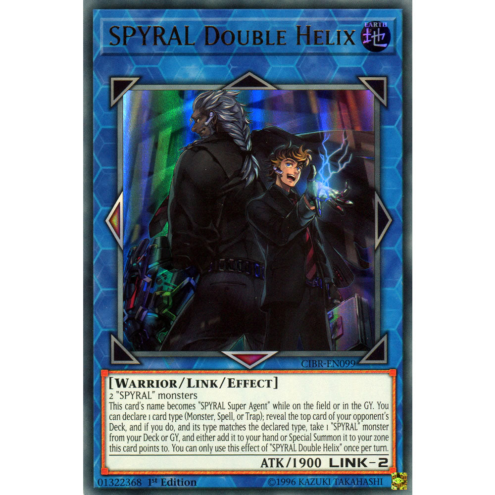 SPYRAL Double Helix CIBR-EN099 Yu-Gi-Oh! Card from the Circuit Break Set