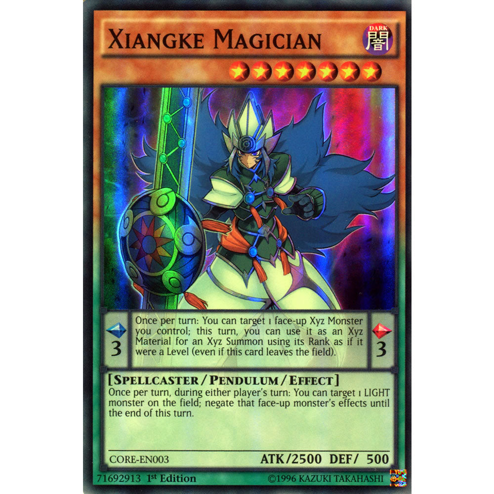 Xiangke Magician CORE-EN003 Yu-Gi-Oh! Card from the Clash of Rebellions Set