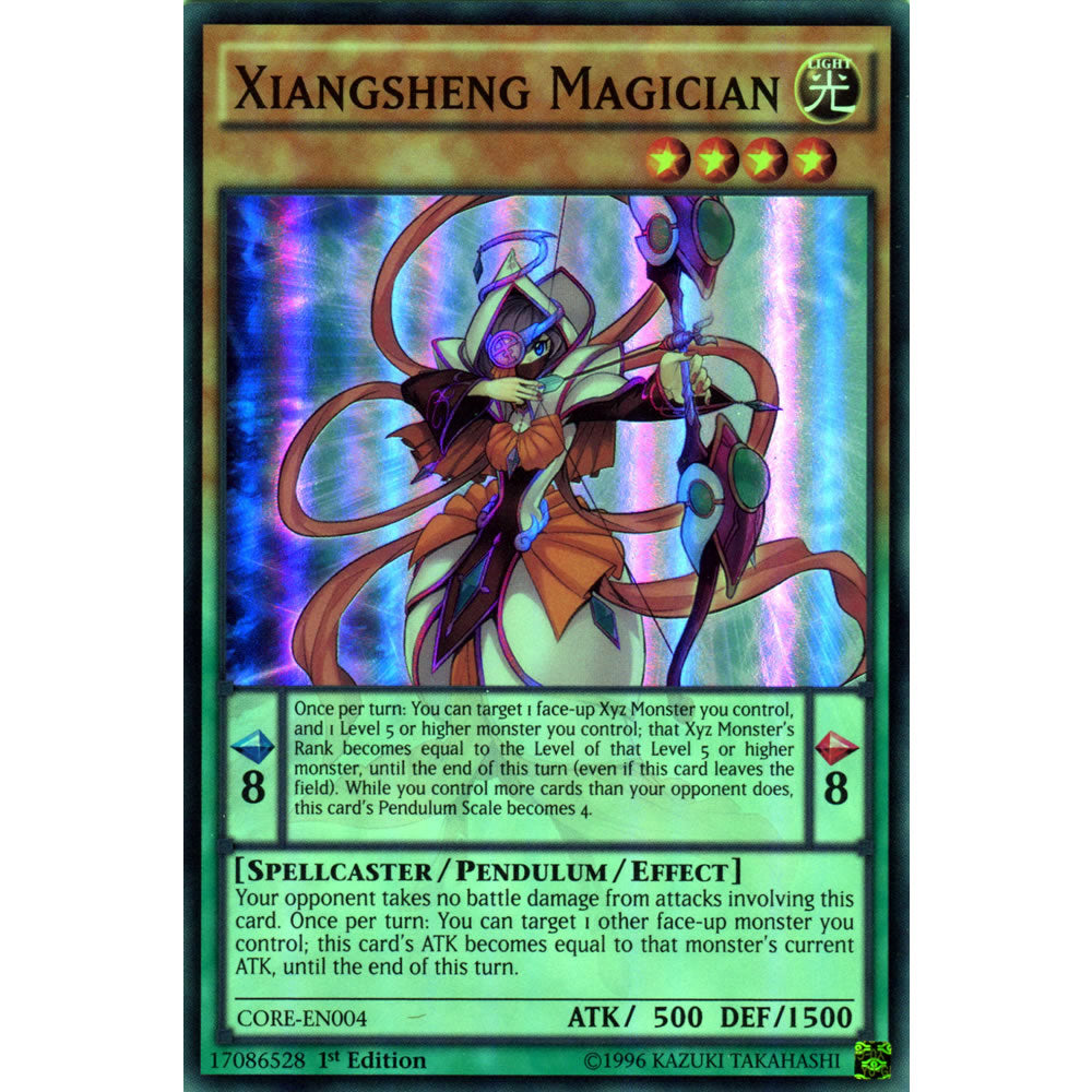 Xiangsheng Magician CORE-EN004 Yu-Gi-Oh! Card from the Clash of Rebellions Set