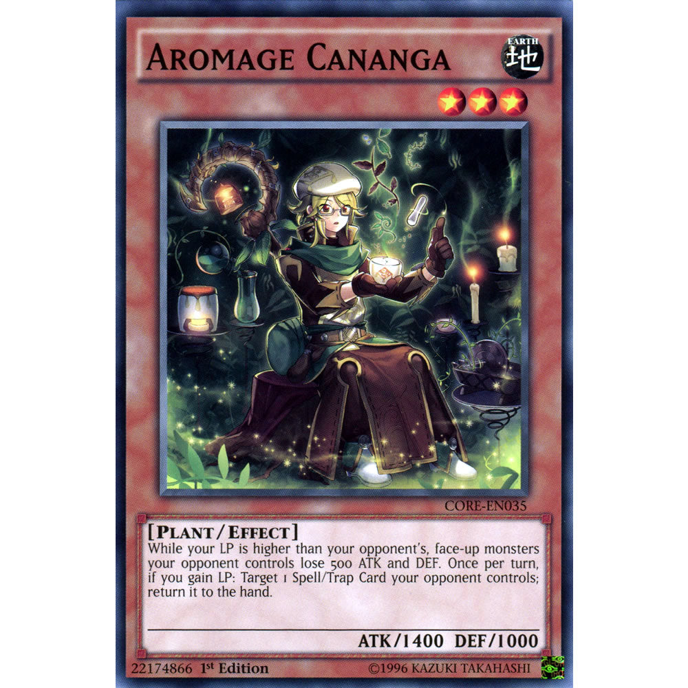 Aromage Cananga CORE-EN035 Yu-Gi-Oh! Card from the Clash of Rebellions Set