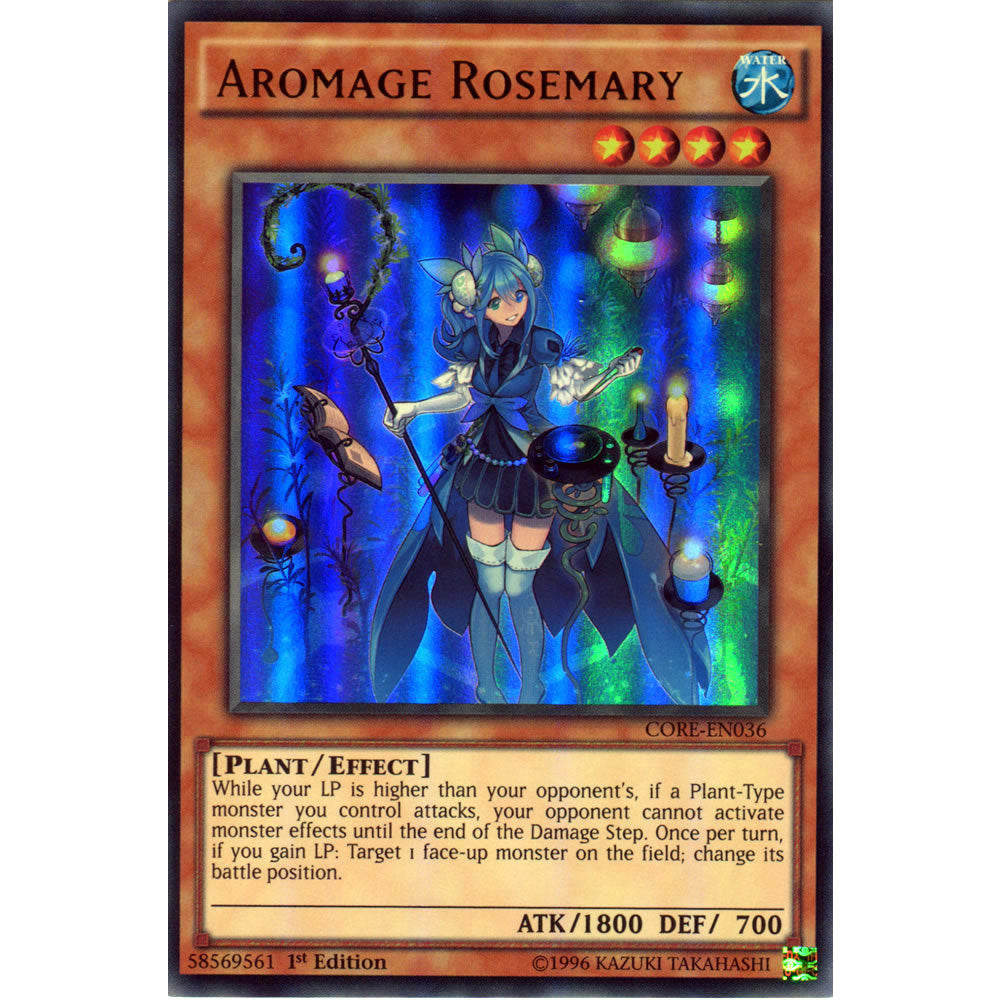 Aromage Rosemary CORE-EN036 Yu-Gi-Oh! Card from the Clash of Rebellions Set