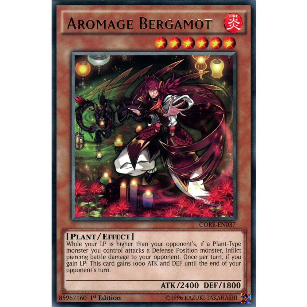 Aromage Bergamot CORE-EN037 Yu-Gi-Oh! Card from the Clash of Rebellions Set