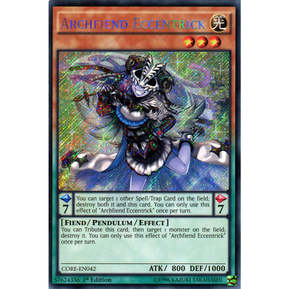 Archfiend Eccentrick CORE-EN042 Yu-Gi-Oh! Card from the Clash of Rebellions Set