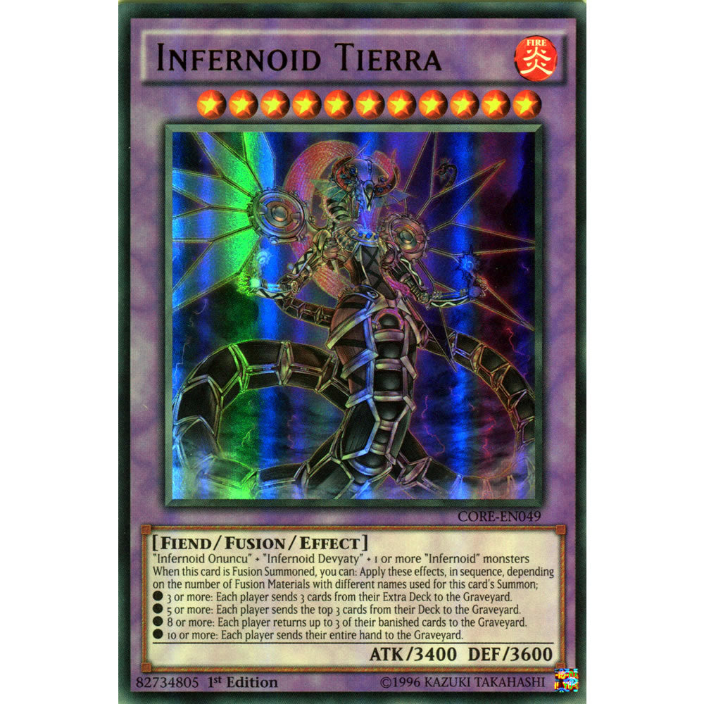 Infernoid Tierra CORE-EN049 Yu-Gi-Oh! Card from the Clash of Rebellions Set