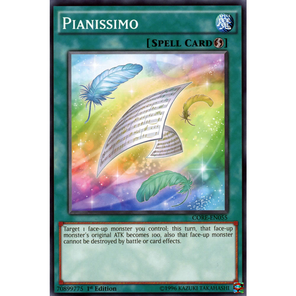 Pianissimo CORE-EN055 Yu-Gi-Oh! Card from the Clash of Rebellions Set