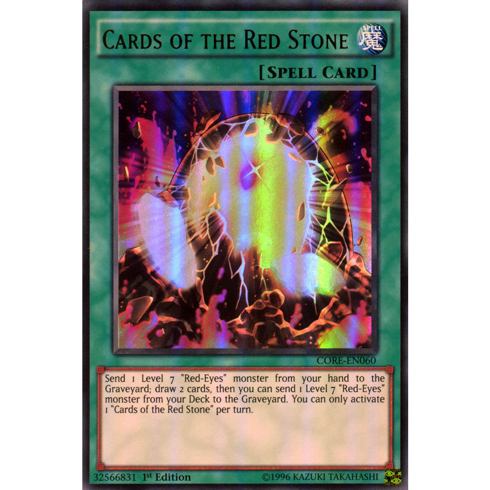 Cards of the Red Stone CORE-EN060 Yu-Gi-Oh! Card from the Clash of Rebellions Set