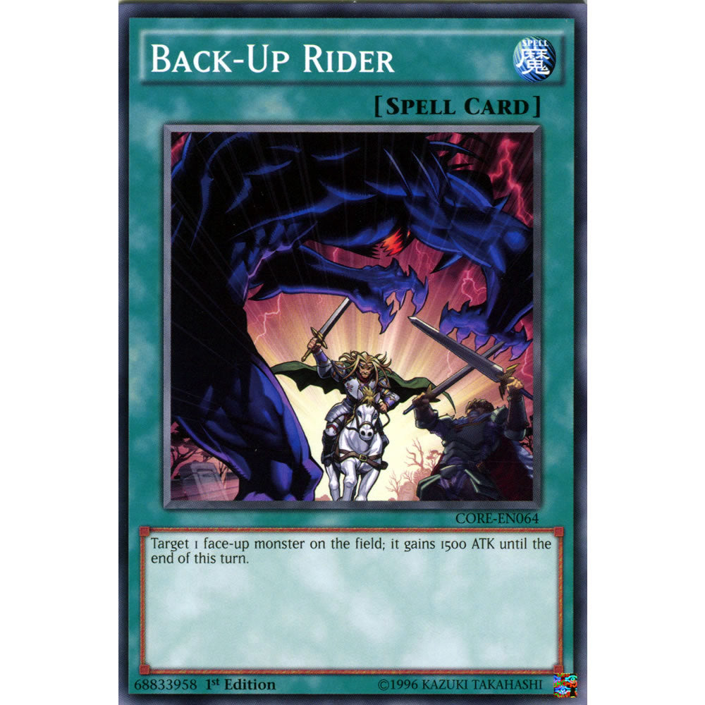 Back-Up Rider CORE-EN064 Yu-Gi-Oh! Card from the Clash of Rebellions Set