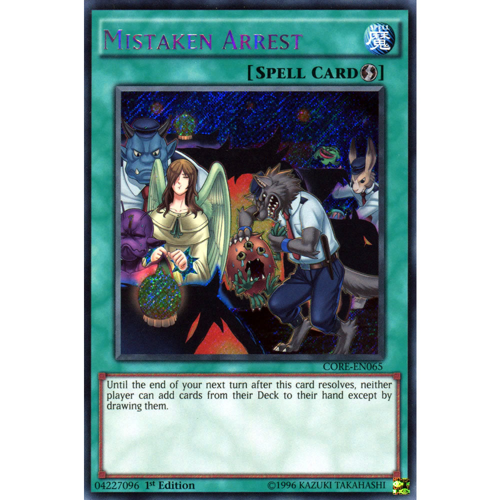 Mistaken Arrest CORE-EN065 Yu-Gi-Oh! Card from the Clash of Rebellions Set