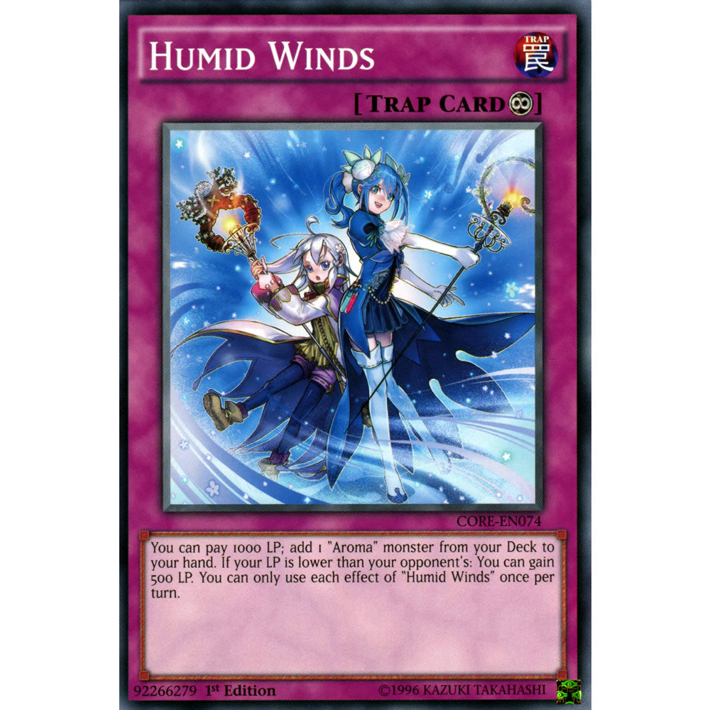 Humid Winds CORE-EN074 Yu-Gi-Oh! Card from the Clash of Rebellions Set