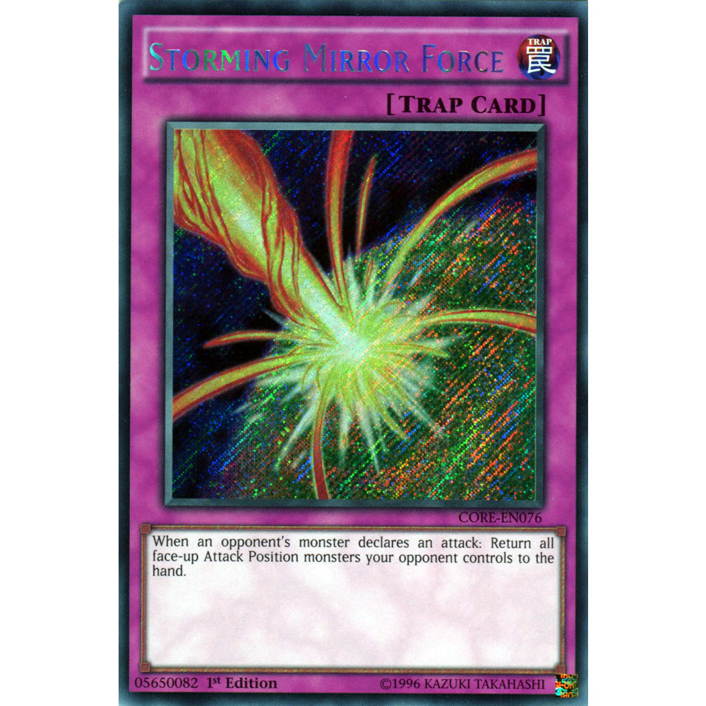 Storming Mirror Force CORE-EN076 Yu-Gi-Oh! Card from the Clash of Rebellions Set