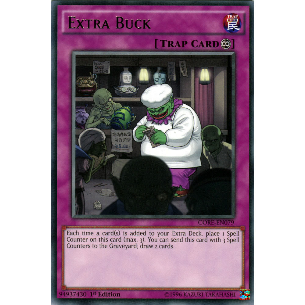 Extra Buck CORE-EN079 Yu-Gi-Oh! Card from the Clash of Rebellions Set