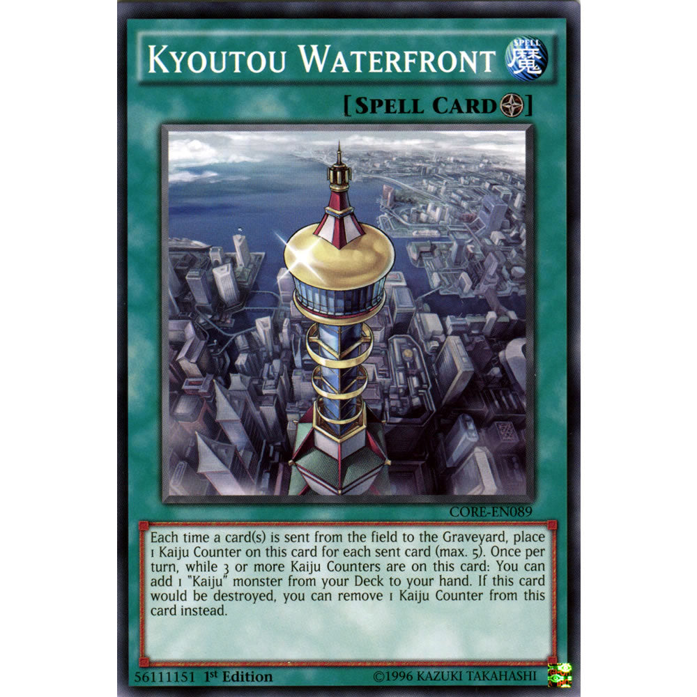 Kyoutou Waterfront CORE-EN089 Yu-Gi-Oh! Card from the Clash of Rebellions Set