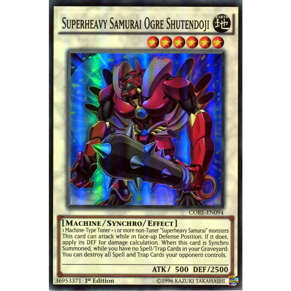 Superheavy Samurai Ogre Shutendoji CORE-EN094 Yu-Gi-Oh! Card from the Clash of Rebellions Set