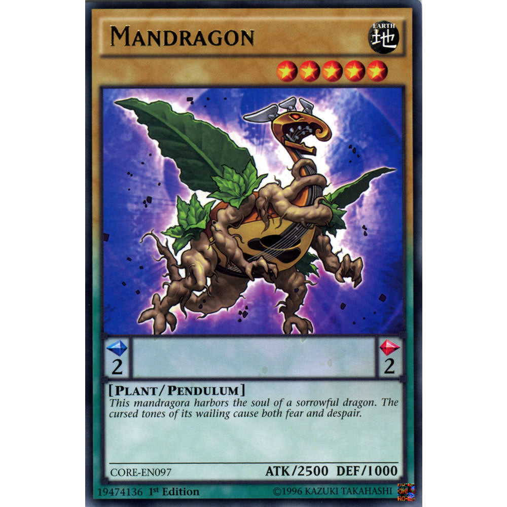 Mandragon CORE-EN097 Yu-Gi-Oh! Card from the Clash of Rebellions Set