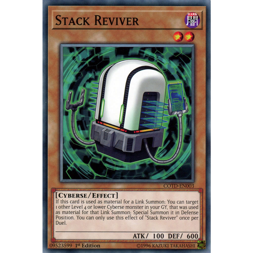 Stack Reviver COTD-EN003 Yu-Gi-Oh! Card from the Code of the Duelist Set