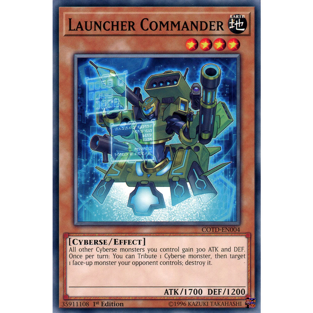 Launcher Commander COTD-EN004 Yu-Gi-Oh! Card from the Code of the Duelist Set