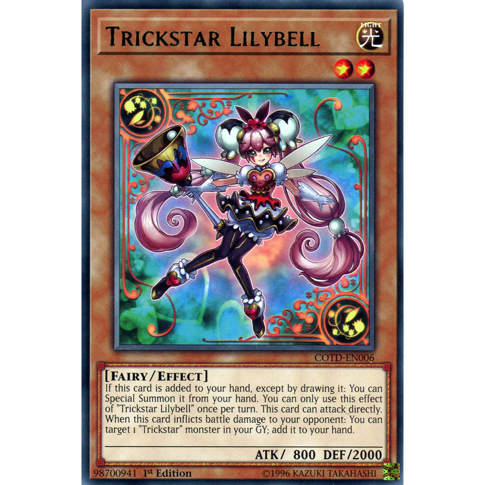 Trickstar Lilybell COTD-EN006 Yu-Gi-Oh! Card from the Code of the Duelist Set