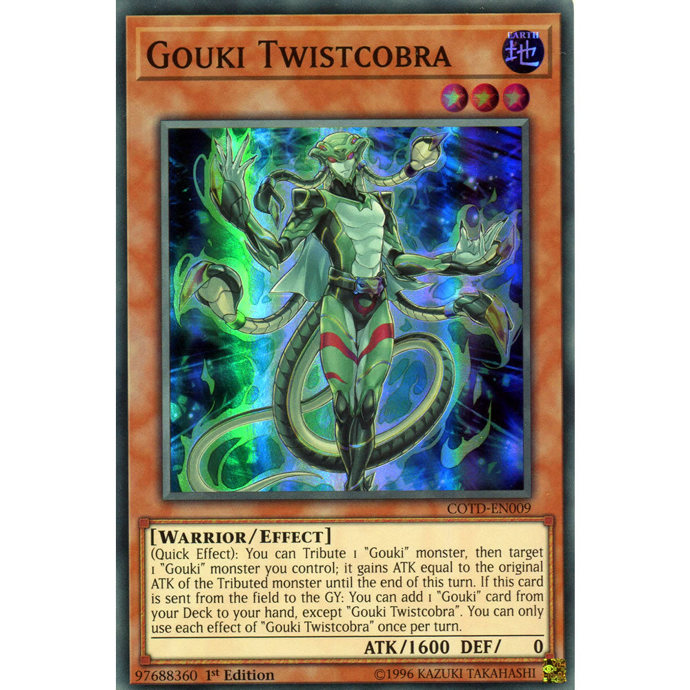 Gouki Twistcobra COTD-EN009 Yu-Gi-Oh! Card from the Code of the Duelist Set