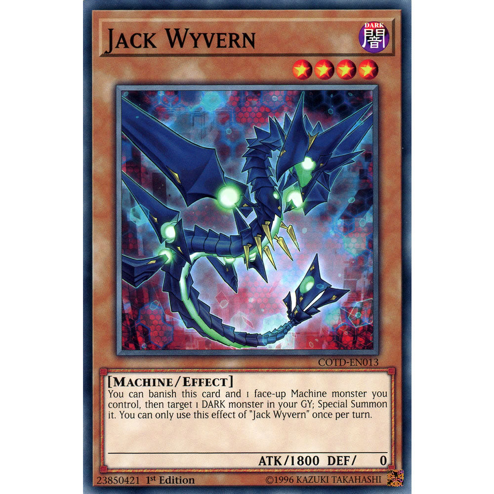 Jack Wyvern COTD-EN013 Yu-Gi-Oh! Card from the Code of the Duelist Set