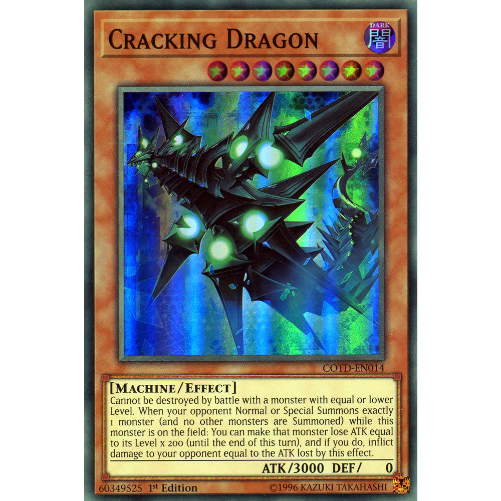 Cracking Dragon COTD-EN014 Yu-Gi-Oh! Card from the Code of the Duelist Set