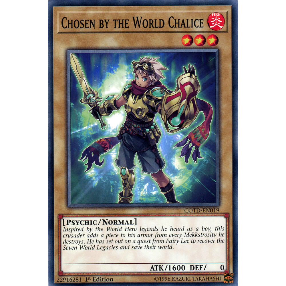 Chosen by the World Chalice COTD-EN019 Yu-Gi-Oh! Card from the Code of the Duelist Set