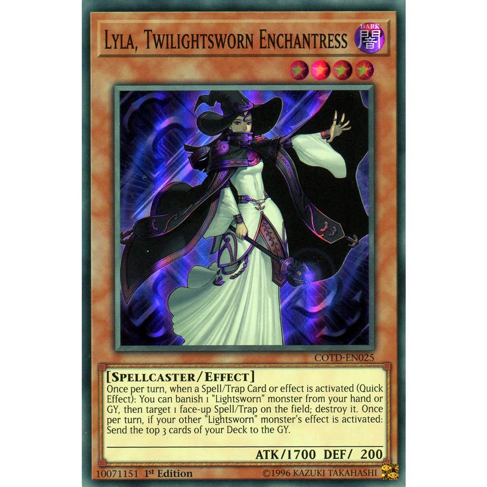 Lyla, Twilightsworn Enchantress COTD-EN025 Yu-Gi-Oh! Card from the Code of the Duelist Set