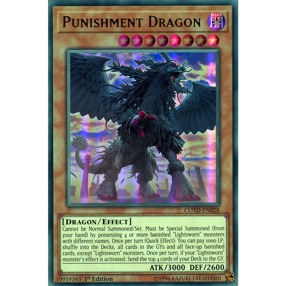 Punishment Dragon COTD-EN028 Yu-Gi-Oh! Card from the Code of the Duelist Set