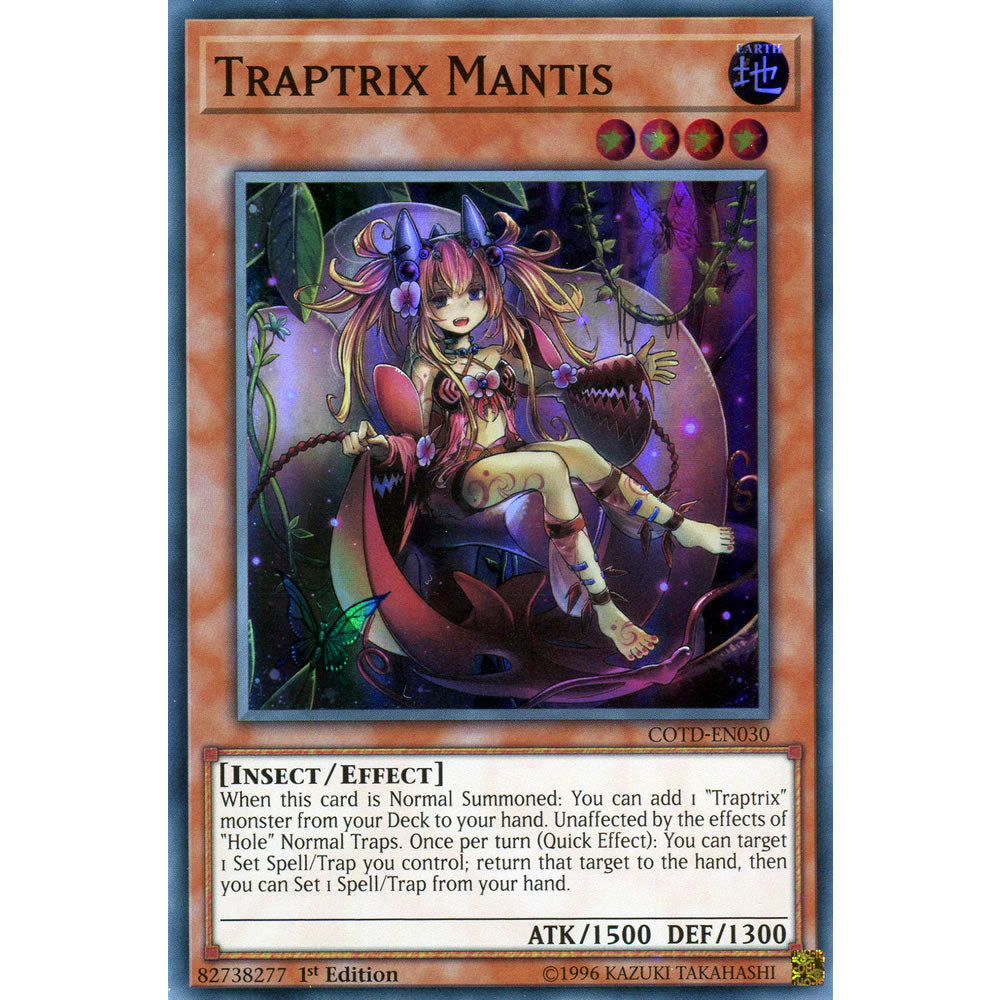 Traptrix Mantis COTD-EN030 Yu-Gi-Oh! Card from the Code of the Duelist Set