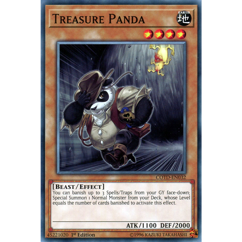 Treasure Panda COTD-EN032 Yu-Gi-Oh! Card from the Code of the Duelist Set
