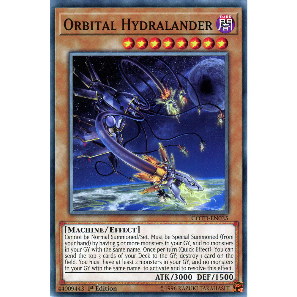 Orbital Hydralander COTD-EN035 Yu-Gi-Oh! Card from the Code of the Duelist Set