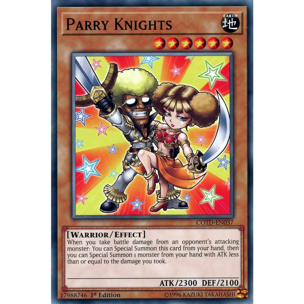 Parry Knights COTD-EN037 Yu-Gi-Oh! Card from the Code of the Duelist Set